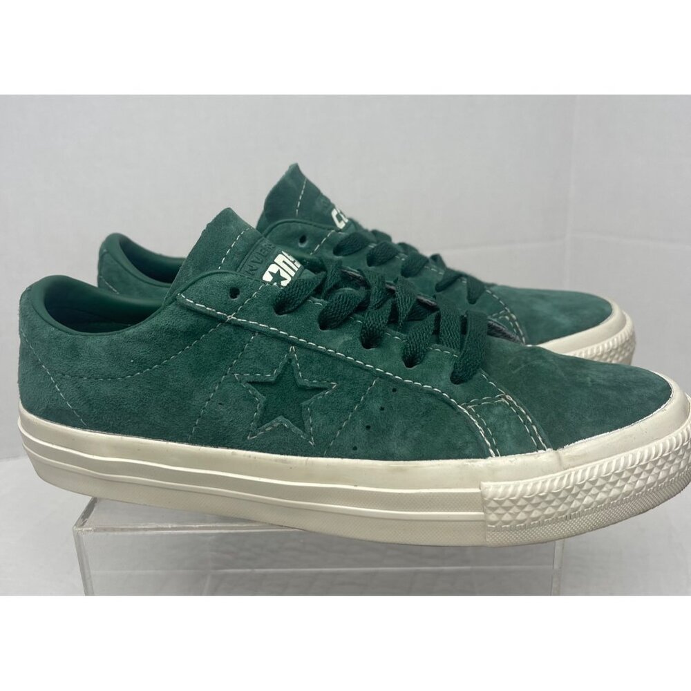 Converse One Star Green Suede Low-Top Sneakers Unisex Men 5/Women 6.5 Casual